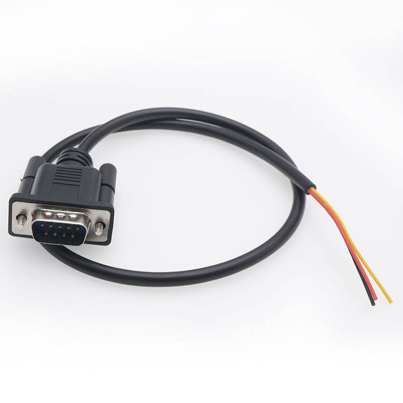 Câble DB9 femelle vers 3 fils à extrémité ouverte, 1M