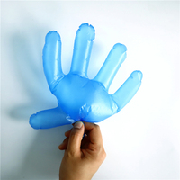 Gants PE jetables sans latex de haute qualité Gants en polyéthylène gaufré Grand paquet de 500PCS