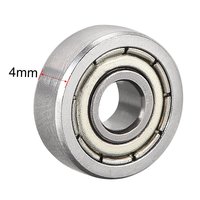 Roulement à billes à gorge profonde de haute précision 4x12x4mm 604ZZ, roulements à billes miniatures pour aspirateur, micromoteur