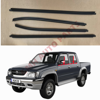 Joint d'étanchéité de moulure de vitre de porte pour Toyota Hilux Vigo MK6, compatible avec Toyota Fortuner 2005-2015