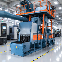 Machine de sablage à bande métallique CE QWD Sa2.5 PLC, fournisseur Fortune 500 pour pièces automobiles et de véhicules électriques en aluminium moulé, Yufei Botou