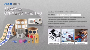 Hàng Có Sẵn Miếng Dán/Lớp Phủ Ướt/Lớp Lót Khô RFID/NFC ISO 14443A Và ISO 15693 Với Hình Vuông, Hình Tròn, Hình Chữ Nhật Từ RZX - Product Image 4