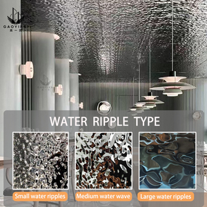 กระเพื่อมแผ่นสแตนเลสตกแต่งผนัง201/304/316สีต่างๆสำหรับห้องนอนโรงพยาบาล - Product Image 4