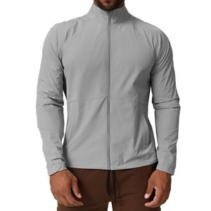 Chaqueta Cortavientos Delgada con Logotipo Personalizado, Nuevo Diseño de Primavera, Chaqueta Deportiva Personalizada para Hombre, Chaqueta de Hombre con Cremallera Completa - Product Image 1