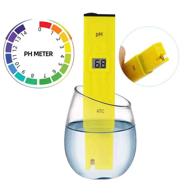 Ph Meter 0.01 Hoge Precisie Voor Water Quality Tester Met 0 - 14 Meetbereik Geschikt Aquarium Zwembad