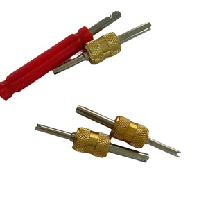 Jeu de clés à valve Yh 50 mm en alliage plaqué rouge, jaune, bleu, outils de réparation de pneus - Product Image 2