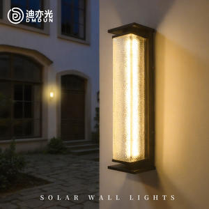 Applique murale en verre dépoli, style moderne minimaliste, projecteur de jardin, lampe de jardin pour villa, applique murale décorative en plaque galvanisée - Product Image 3