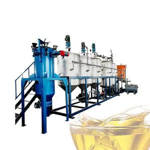 Lowest refining cost of sunflower seed oil mill refinery plant