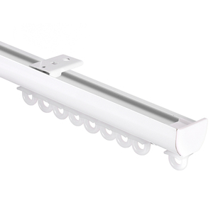 Boîtier de rideau dissimulé, rail de rideau droit, design discret et élégant, système de glissière résistant à l'usure pour usage résidentiel - Product Image 2