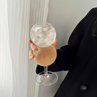 Verre personnalisé en borosilicate de haute qualité pour flûte à champagne, capacité 470 ml, design moderne, logo et emballage personnalisés disponibles