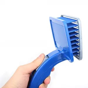 Pets Grooming PP Blue Large Combs Dog Flea Control Remover Clean Brush