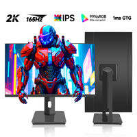 Vente chaude 170Hz 27 pouces 2560x1440 2k IPS écran d'ordinateur QHD Full HD 16:9 300cd/㎡ luminosité moniteur de PC de jeu de bureau