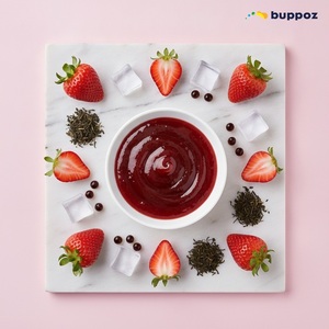 น้ำเชื่อมสตรอว์เบอร์รี 5 กก. บรรจุขวด ฮาลาล HACCP สำหรับร้านชานมไข่มุก โรงงานผลิตโดยตรง - Product Image 4