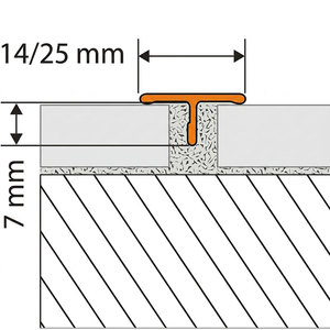 Perfil de Transición en T de Aleación de Aluminio para Pisos, Moldura Metálica para Bordes de Azulejos, para Pisos de Madera, Impermeable, Decoración Moderna - Product Image 6