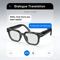 Lunettes IA avec caméras haute définition, traduction intelligente, interconnexion téléphonique IA, vidéo 4G, divertissement musical, 42g