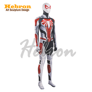 ชุดคอสเพลย์สไปเดอร์แมนสีขาวแบบกำหนดเองสำหรับ PS4 สำหรับผู้ใหญ่ สำหรับงานแสดงภาพยนตร์ ทีวี ฮาโลวีน - Product Image 2