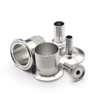 Raccord Sanitaire Tri-Clamp Personnalisé en Acier Inoxydable Forgé 304/316L, Surface Lisse, Marque LUNYU, 6mm-63.5mm, Alimentaire et Pharmaceutique, Garantie 1 An