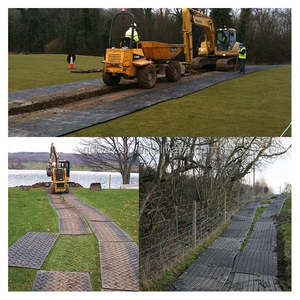 Coussinets de protection routière en polyéthylène robuste personnalisés, feuilles de <span class=keywords><strong>plastique</strong></span> pour routes temporaires de chantier - Product Image 6