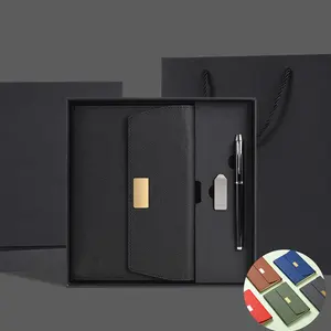 2023 Promotional Business Gift Set Luxury Gift A5 Notebook Executive Kits Support Custom Corporate Gift Set Luxury Promotional