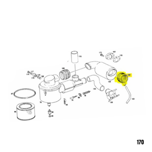 คาร์บูเรเตอร์เครื่องทำความสะอาดอากาศท่อสำหรับ <span class=keywords><strong>Mercedes</strong></span> Benz W115 A1150940091 <span class=keywords><strong>W123</strong></span> - Product Image 6