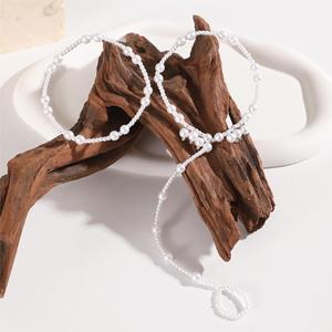 Bracelet multicouche chaud vente en gros longue chaîne de perles pendentif cheville pour sandales <span class=keywords><strong>pieds</strong></span> nus plage pied bijoux de mariée cadeau de fête - Product Image 3