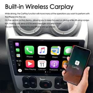 Suara AI Radio mobil untuk Renault Logan 1 Sandero 2009-2015 Lada Largus Lergus 2012-2020 Dacia Duster <span class=keywords><strong>Android</strong></span> Video <span class=keywords><strong>Player</strong></span> CarPlay - Product Image 3