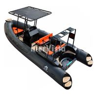 Nouveauté : Bateau à rames en fibre de verre certifié CE de 20 pieds, pour la pêche professionnelle et les loisirs en famille, en vente maintenant