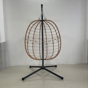 Pas direnci epoksi reçine toz kaplı KD asılı sandalye hamak için uygun standı <span class=keywords><strong>2</strong></span> koltuk - Product Image 2