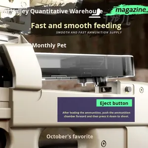 लड़कों और वयस्कों के लिए <span class=keywords><strong>P90</strong></span> दो मोड इलेक्ट्रिक प्लास्टिक टॉय सबमशीन गन - Product Image 5