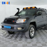 Accessoires Grille de pare-chocs avant ABS pour Toyota 4Runner 2002-2005 Style GR Grille avant noire avec feux LED