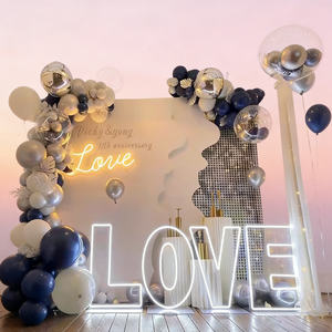 Fournitures <span class=keywords><strong>de</strong></span> fête, lettres et chiffres géants lumineux LED RGB néon, 3 pieds, 4 pieds, pour proposition <span class=keywords><strong>de</strong></span> mariage, anniversaire, fête <span class=keywords><strong>de</strong></span> remise <span class=keywords><strong>de</strong></span> diplôme, événement - Product Image 2