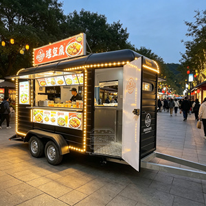 Camion de restauration rapide vintage, remorque bar à chevaux, remorque cuisine mobile, remorque alimentaire mobile, chariot à snacks, camion à café - Product Image 1