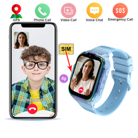 Reloj Inteligente para Niños con 7 Juegos Divertidos, Videollamadas 4G, Reloj Inteligente a Prueba de Agua con Rastreador GPS para Niños y Niñas