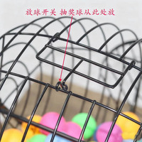 Cage en fil métallique jeu de bingo ensemble 75 balle Machine jouet rotatif jeu de cartes à domicile pour enfants Non toxique léger éducatif 100