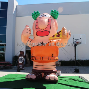 Riesiger aufblasbarer Charakter mit Food Balloon Cute Custom ized Advertising <span class=keywords><strong>Promotion</strong></span> Display Hochwertiger tragbarer Hamburger - Product Image 2