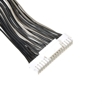 Konektor IDC Pitch 2.54Mm Panjang 15Cm Kabel Datar Abu-abu Isolasi PVC Rakitan 14Pin Kabel Harness Kawat Fleksibel Pita Murni