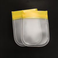 En gros, ensemble de mini-sachets biodégradables réutilisables à fermeture éclair pour aliments, sacs de rangement en PEVA pour pilules avec impression offset pour le sucre