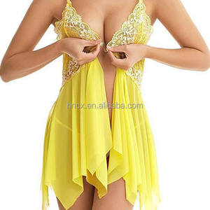 Cx 3069 Sexy Sexy Lingerie Voorkant Cover Baby Pyjama String Set Glamoureuze Pyjama Pyjama Sexy Lingerie Voor Vrouwen - Product Image 6