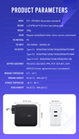 Chargeur rapide original Supervooc Super Vooc à double port Type C USB-C 100W pour Honor 200 Pro One Plus OnePlus 12 Samsung