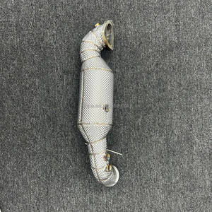 Haut débit avec protection thermique Catted avec tuyau de descente d'échappement de <span class=keywords><strong>catalyseur</strong></span> pour BMW <span class=keywords><strong>MINI</strong></span> <span class=keywords><strong>Cooper</strong></span> S R56 R57 R60 Cabriolet 1.6T - Product Image 1