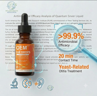Tetes Pembersih Telinga Anjing Alami Ear Clear dengan Minyak Bunga Chamomile untuk Pengobatan Infeksi, Mengatasi Gatal dan Iritasi, Mengurangi Penumpukan Kotoran Telinga 30ml