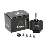 Moteur Brushless DC Flashhobby A3215 900KV 3-8S à Haute Poussée et Couple Élevé en Aluminium CNC 6061 pour Drone RC, Avion FPV, Multicoptère