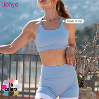 Soutiens-gorge de sport Janya pour femmes, respirants, sans dos, pour l'entraînement, la course, sous-vêtements de sport à fort impact, antichoc, pour la gym, le fitness et le yoga