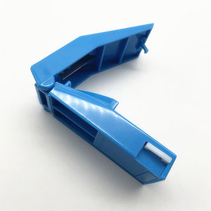 Cortador de pastillas de transporte de <span class=keywords><strong>Farmacia</strong></span> de bolsillo Mini profesional azul portátil de buena calidad cortador de tabletas de plástico - Product Image 4