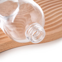 Diffuseur de parfum en verre transparent avec couvercle en bois et résine, luxe