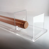 Jihong acrylique présentoir pmma présentoir acrylique cricket bat vitrine