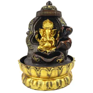 Asie du sud-est Feng Shui éléphant Statue de dieu cascade fontaine d'eau intérieure Ganesha