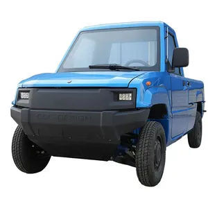 (Pilihan RHD) truk Pickup Mini elektrik fitur keselamatan 2 tempat duduk kinerja tinggi