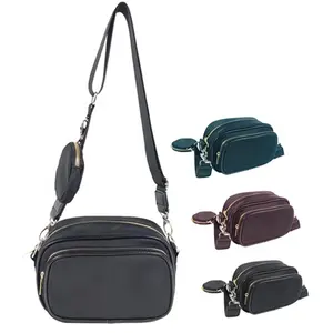 Bolso de un solo hombro, Mini bolsos de mensajero cruzados, bolsos cruzados de poliéster personalizados, bolso de pecho para mujer