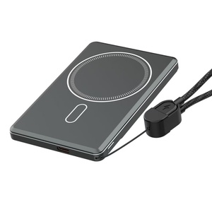 Banco de Energía Inalámbrico Magnético de 10000 mAh, Carga Rápida PD de 20 W, Cable Tipo C Integrado, Banco de Energía Ultrafino de Carga Rápida - Product Image 2